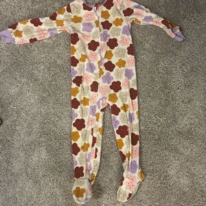 Carter's Multicolor Floral Footie Pajamas